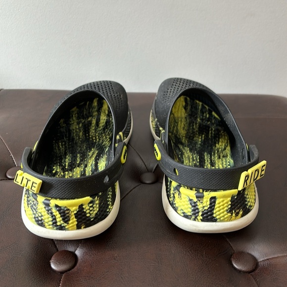 Crocs, LiteRide, Yellow & Black, size M6/W8. Previously worn but great condition - Picture 4 of 10
